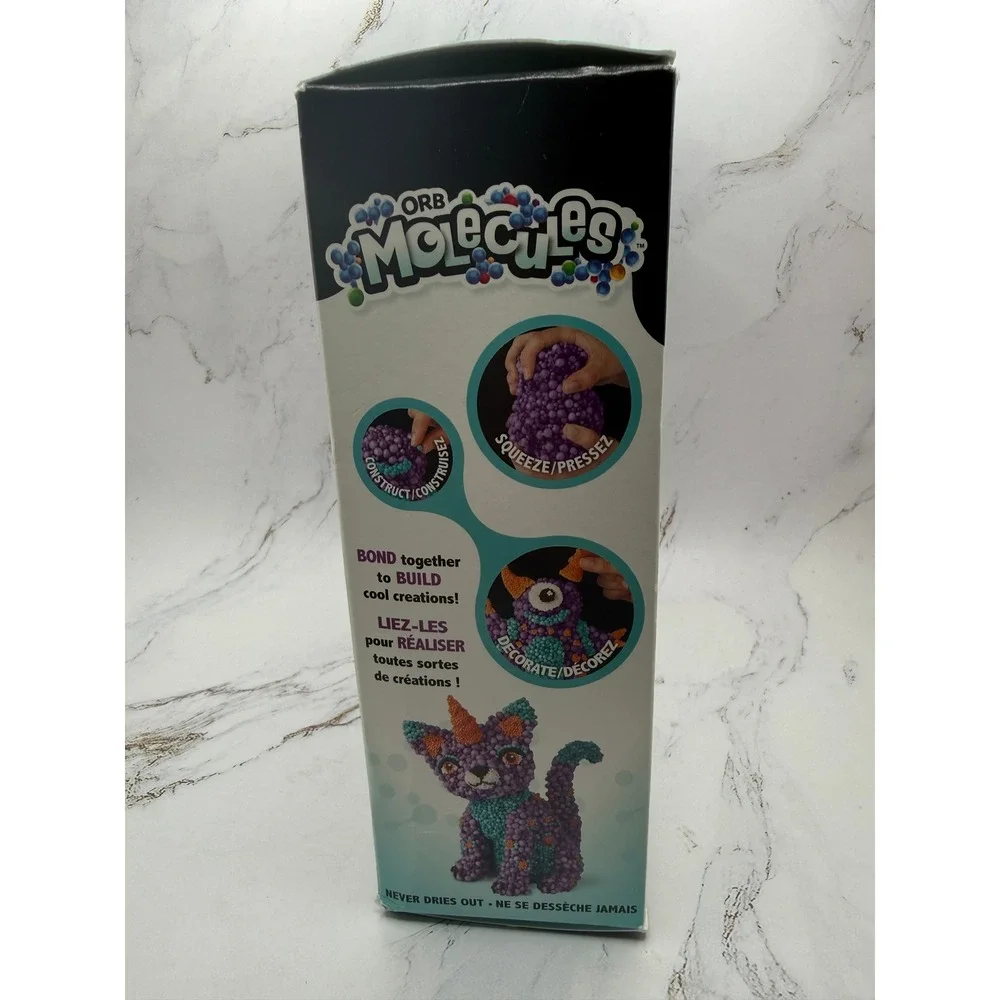 Orb Molecules Caticorn Building Kit Reusable Bonding Spheres Purple Aqua 5+‎ NEW